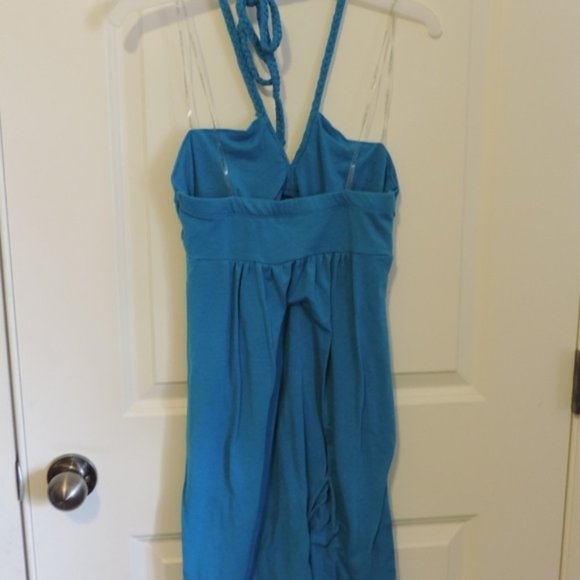 Blue summer sun dress - Picture 2 of 3